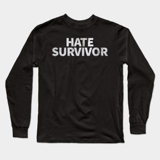 HATE SURVIVOR - Vintage Long Sleeve T-Shirt